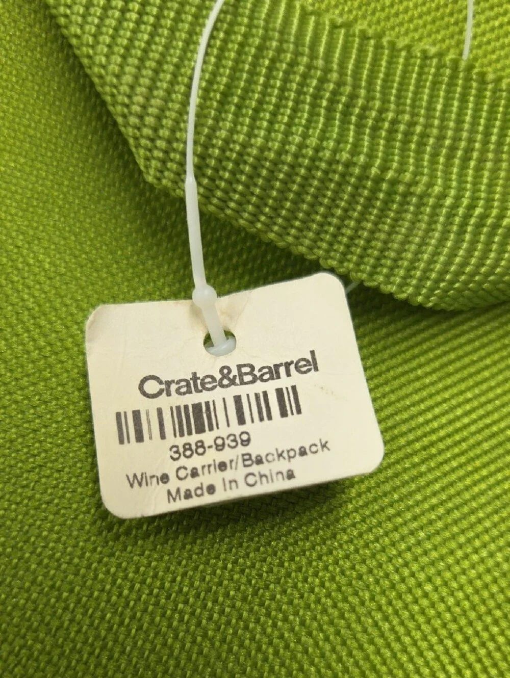 Crate&Barrel bright lime
